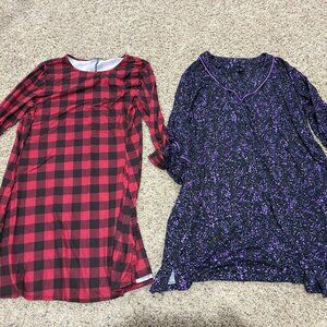 Lot of 2 Women's Sleepwear Pajamas Size XL